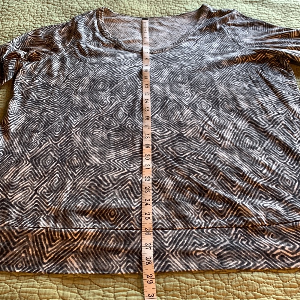 Relativity Scoop Neck 3/4 Sleeve T-Shirt Size 2X - Picture 6 of 14